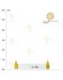 ตะกรุดหลอดแก้วแนวนอน 11 มิล