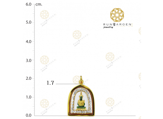 พระแก้ว โค้งพลอยเล็กเกลี้ยง