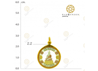 ไร่ขิง ดอกไม้ข้าง พลอย กลมกลาง 3K จับขอบ