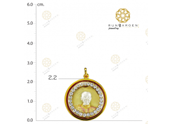 ร.5 หลังจปรกลมพลอยกลางเกลี้ยง