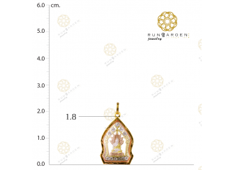 นาคปรก ฐานพลอยซุ้ม 3K จับขอบ