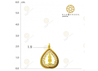 พระประจำวันอาทิตย์ ใบโพธิ์พลอยเล็กเกลี้ยง