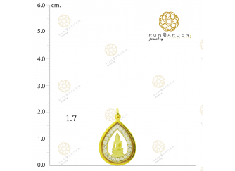 พระไพรี หยดนํ้าพลอยลอยองค์เกลี้ยง