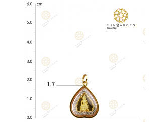 ไพรี ใบโพธิ์พลอย 3 มิติรองจิ๋วเกลี้ยง