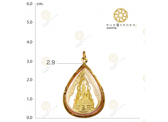 ชินราช ซุ้มลายไทยหยดน้ำทอง จับขอบ