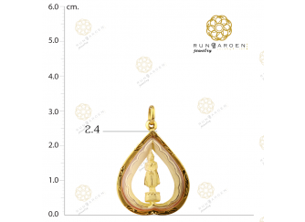 พระประจำวันอาทิตย์ ใบโพธิ์กลาง จับขอบ