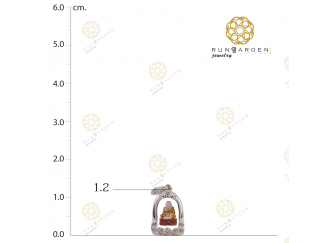 จี้พระ ทรงซุ้มกอ คละแบบ ฝังเพชรสวิส