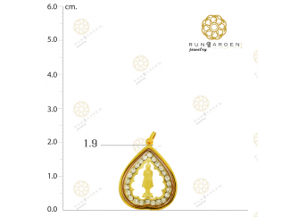 พระประจำวันศุกร์ ใบโพธิ์พลอยเล็กเกลี้ยง