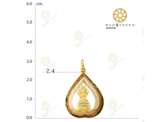 พระประจำวันเสาร์ ใบโพธิ์กลาง จับขอบ