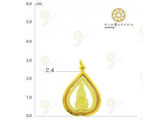 กวนอิม ใบโพธิ์กลาง จับขอบ