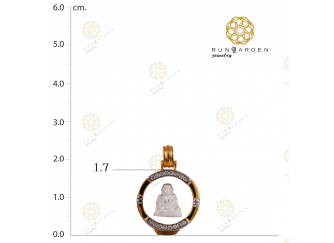 จี้พระ กลมคละแบบ ฝังเพชรสวิส ห่วงรีรอน