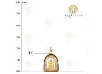 พระพรหม โค้งพลอยเล็กเกลี้ยง