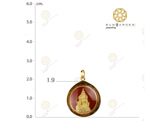 ชินราช กลมรองจิ่วลงยา จับขอบ