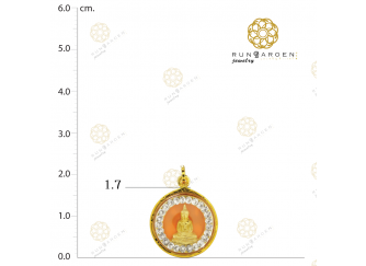 ล.พ.โสธร สีกลมพลอยทอง จับขอบ