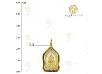 ชินราช ซุ้มพลอยฐานพลอยกลาง จับขอบ