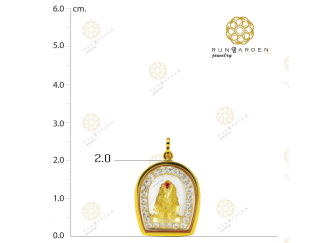 พิฆเนศ วัดบวรซุ้มโครงพลอยกลางเกลี้ยง