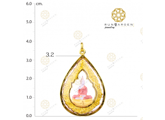 โสธร 2 หน้าซุ้มดอกไม้หยดน้ำใหญ่ 3K จับขอบ