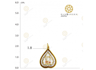 พิฆเนศ ใบโพธิ์พลอยเล็กทองเกลี้ยง